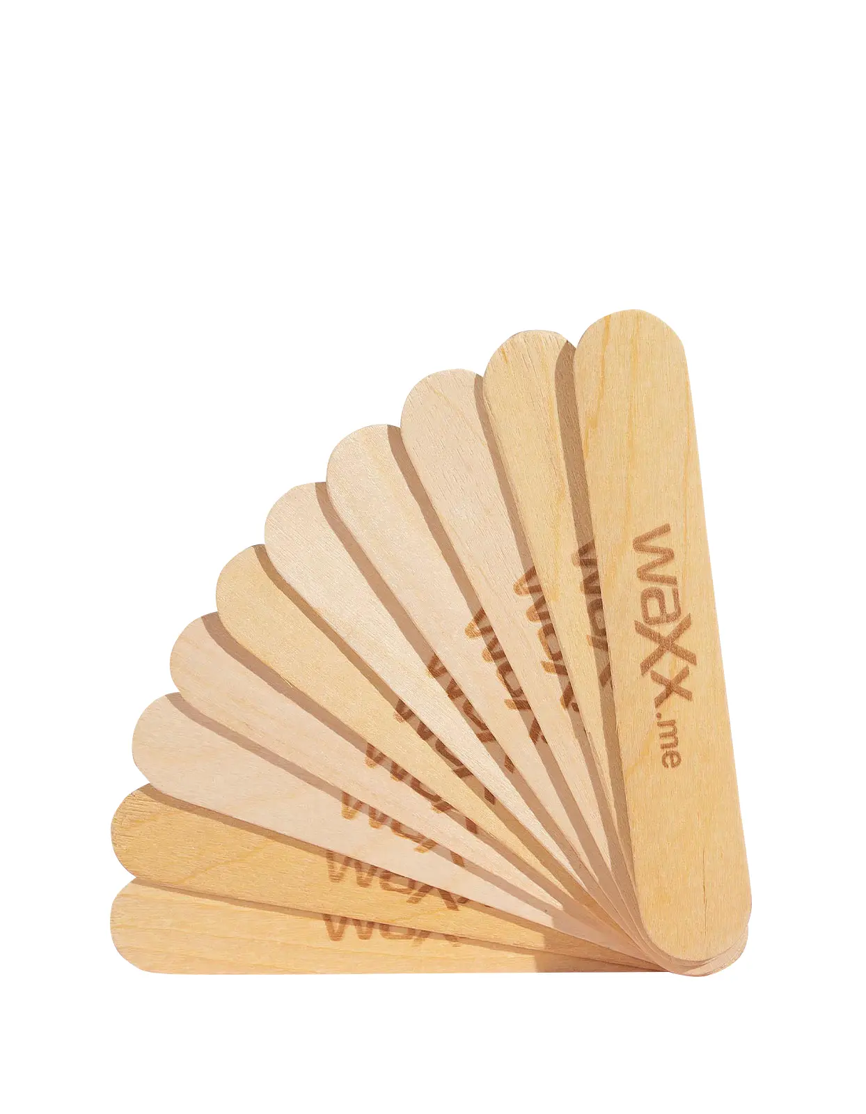 Közepes fa spatulák - 10 db.